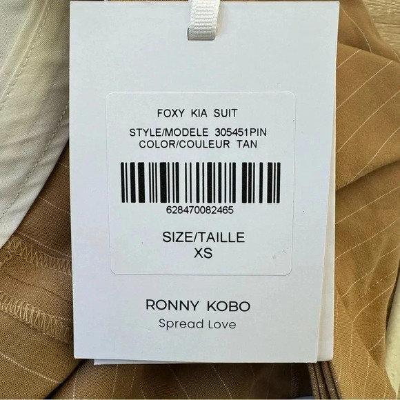 NWT Free People Ronny Kobo Foxy Kia Nomad Wide Leg Pants Vest Set Brown XS - Picture 7 of 17